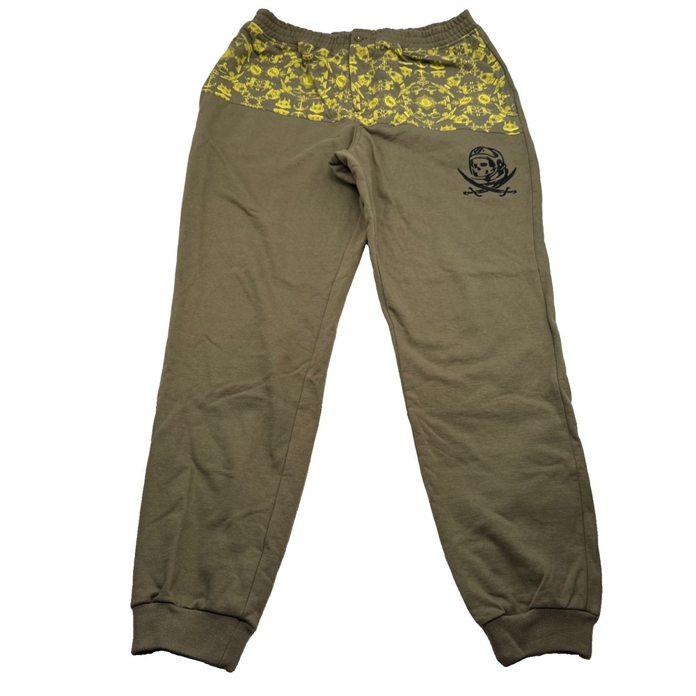 Billionaire Boys Club BBC Dusky Green All-Over Print Jogger Sweatpants XL NEW